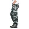 Pantalon Cargo Militar Camo Azul