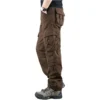 Pantalon Cargo Militar Café