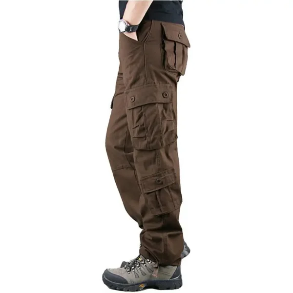 Pantalon Cargo Militar Café