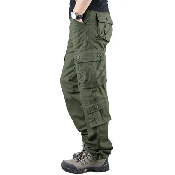 Pantalon Cargo Militar Hierba Verde