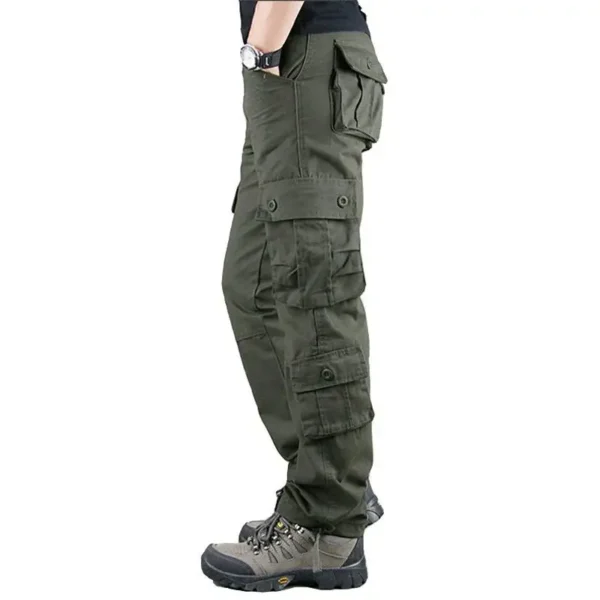 Pantalon Cargo Militar Verde Militar