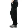 Pantalon Cargo Militar Negro